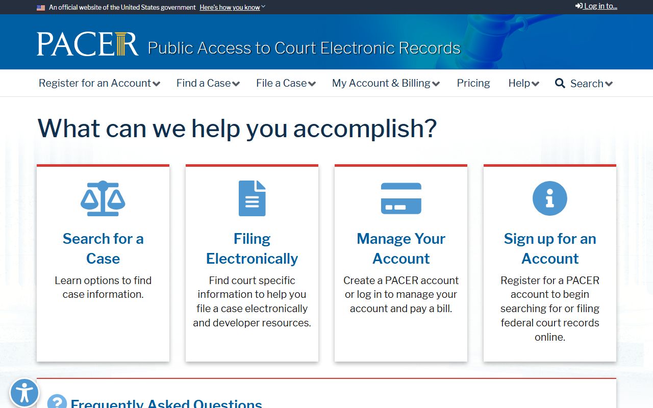 Hudson County court dockets PACER federal docket portal