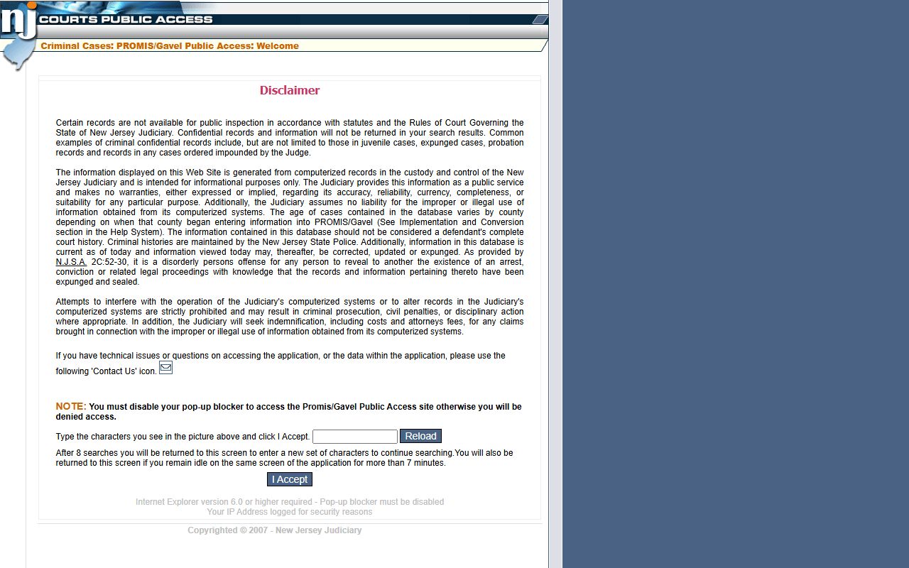 Hudson County court records civil and foreclosure public access portal